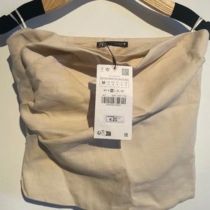 Zara structured crop top